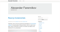 Desktop Screenshot of farennikov.com